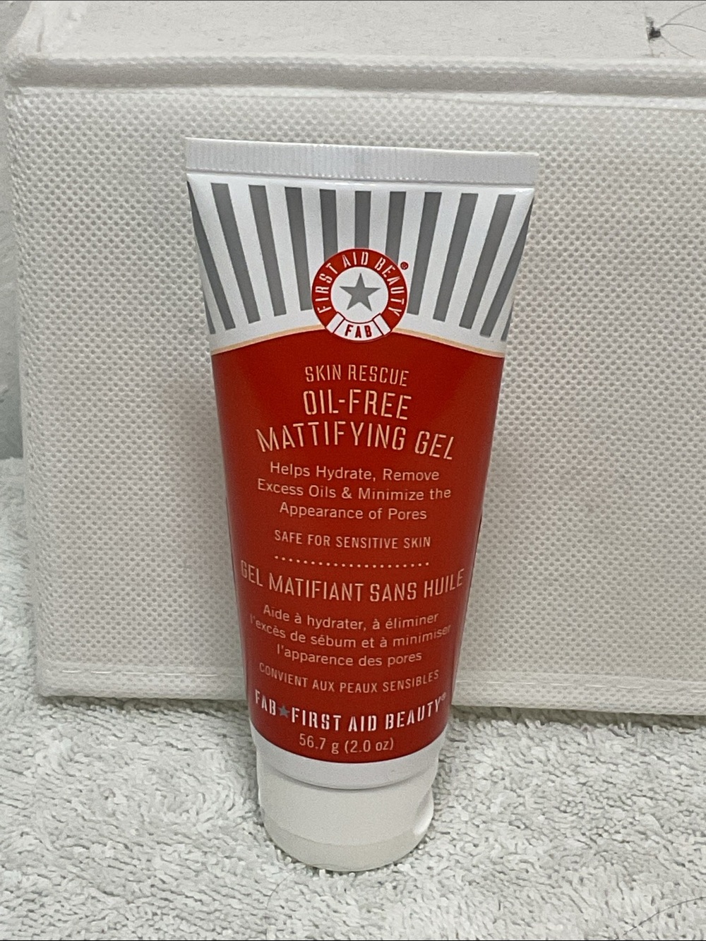 First Aid Beauty Skin Rescue Oil Free Mattifying Gel 56.7g/2 oz Sealed